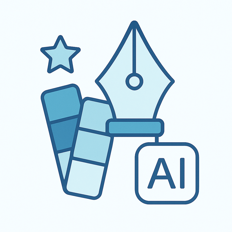 AI-Powered Logo and Brand Identity Graphic